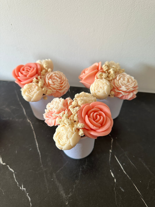 Trio de petits bouquets parfumés